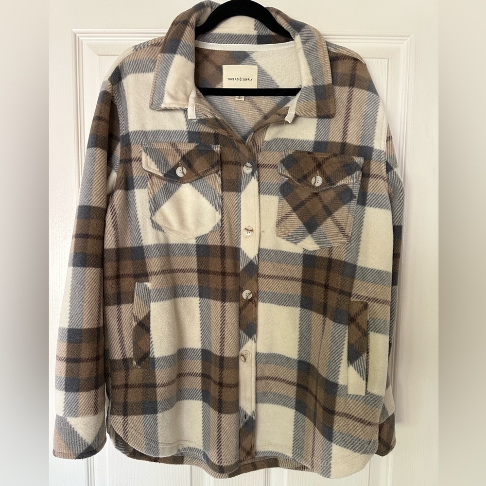 Treasure and Bond Plaid Shacket